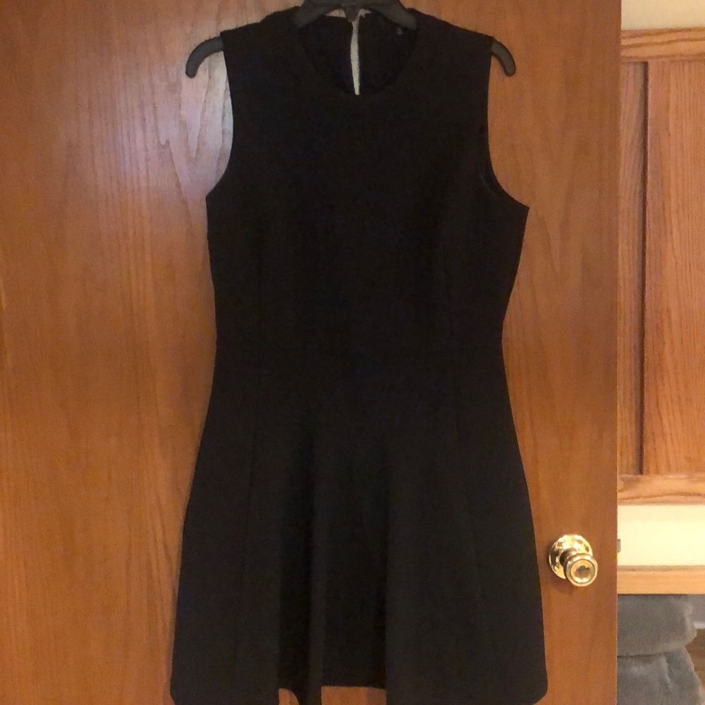 Black madewell fit and flare dress